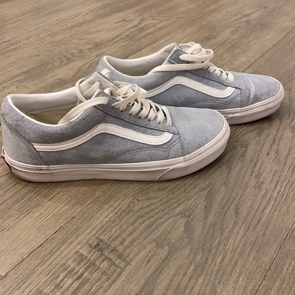 Baby Blue Suede Old-Skool Vans